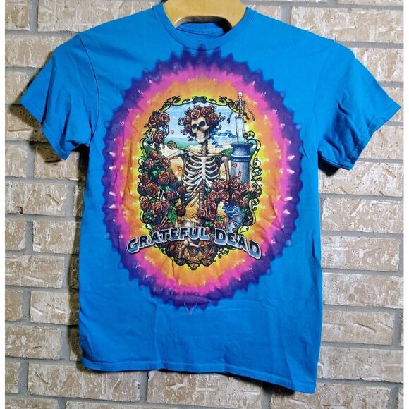 Liquid Blue Other - Liquid Blue Grateful Dead Graphic‎ T Shirt Mens Size Medium Skeleton Heavy Metal